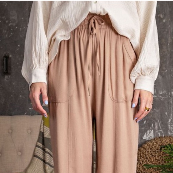 Easel LA Boho Drawstring Pants - Picture 2 of 3